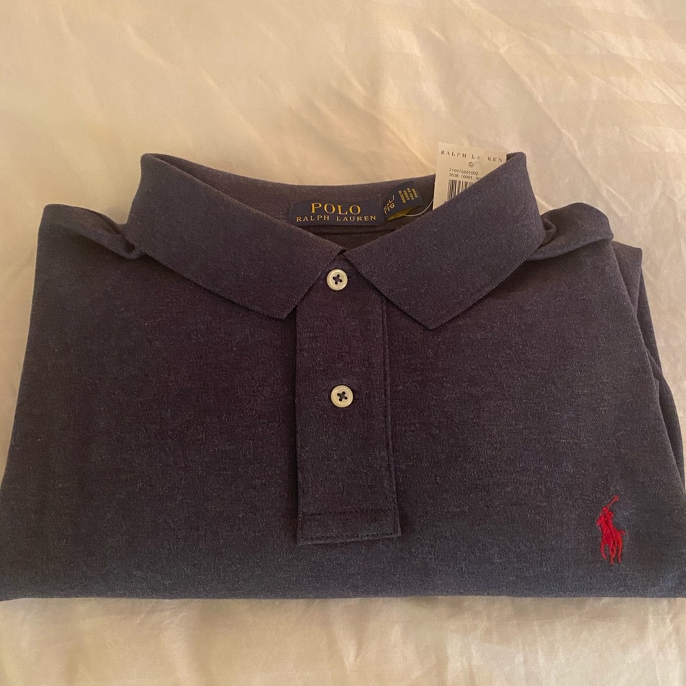 Ralph Lauren Steel Blue Polo - XXL - Big & Tall